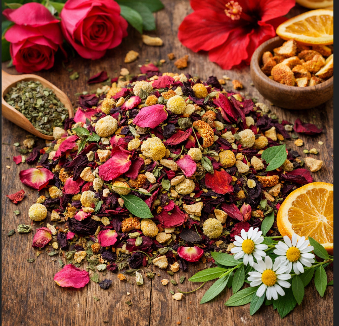Love the Way - Organic Rose Citrus Hibiscus Tea