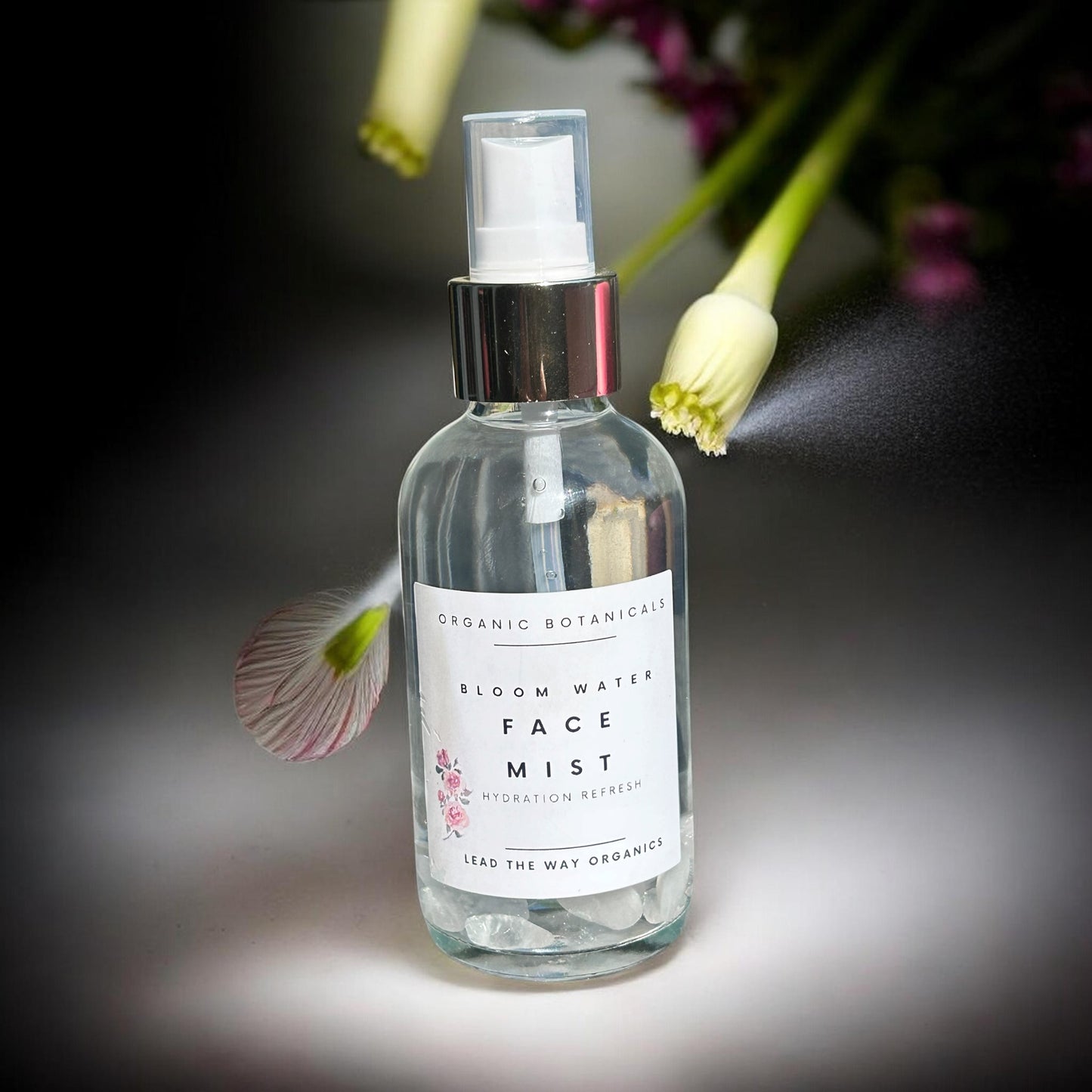 Organic Rosewater & Hyaluronic Acid Face Toning Mist