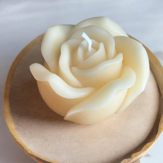 Organic Beeswax + Soy Sculpted Candle