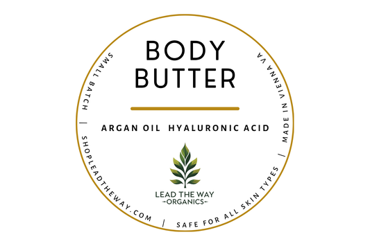 Organic Whipped Body Butter with Argan Oil and Magnesium