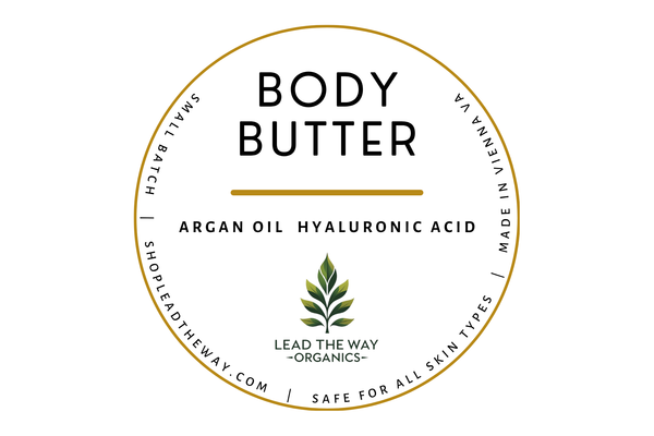Organic Whipped Body Butter with Argan Oil and Magnesium