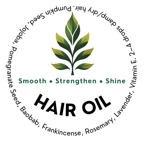 Organic Daily Lightweight Hair Oil Smooth • Strengthen • Shine