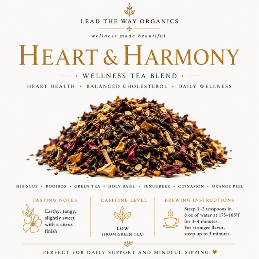 Heart &  Harmony – Green Tea • Low Caffeine • Cholesterol Support