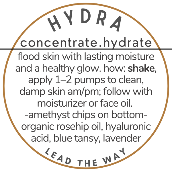 HYDRA — Rosehip + Hyaluronic Hydration Serum