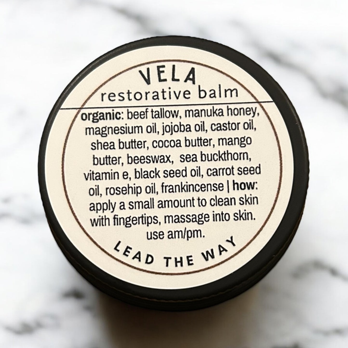VELA Face & Body Balm | Beef Tallow | Manuka Honey | Rosehip | Magnesium