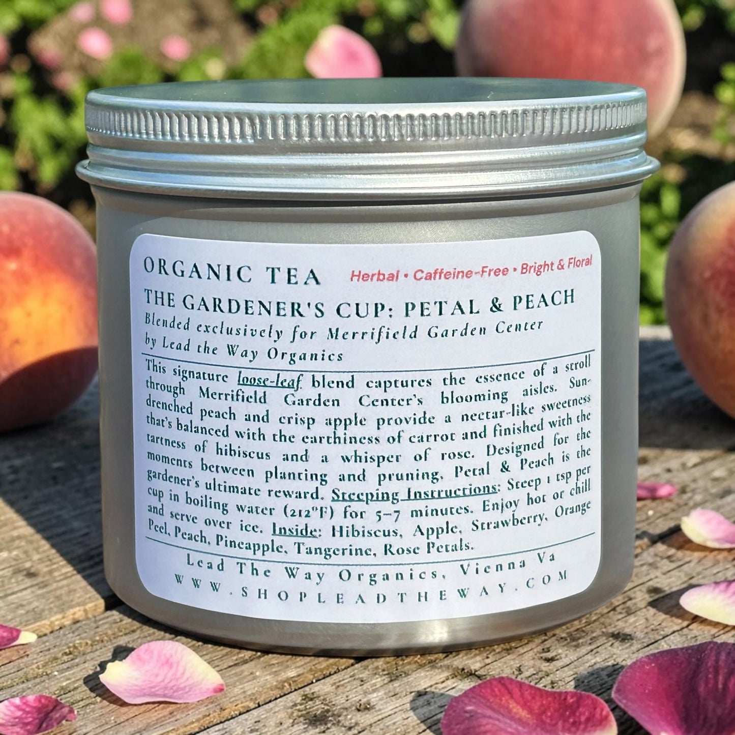 The Gardener’s Cup — Custom Merrifield Organic Herbal Tea Blend