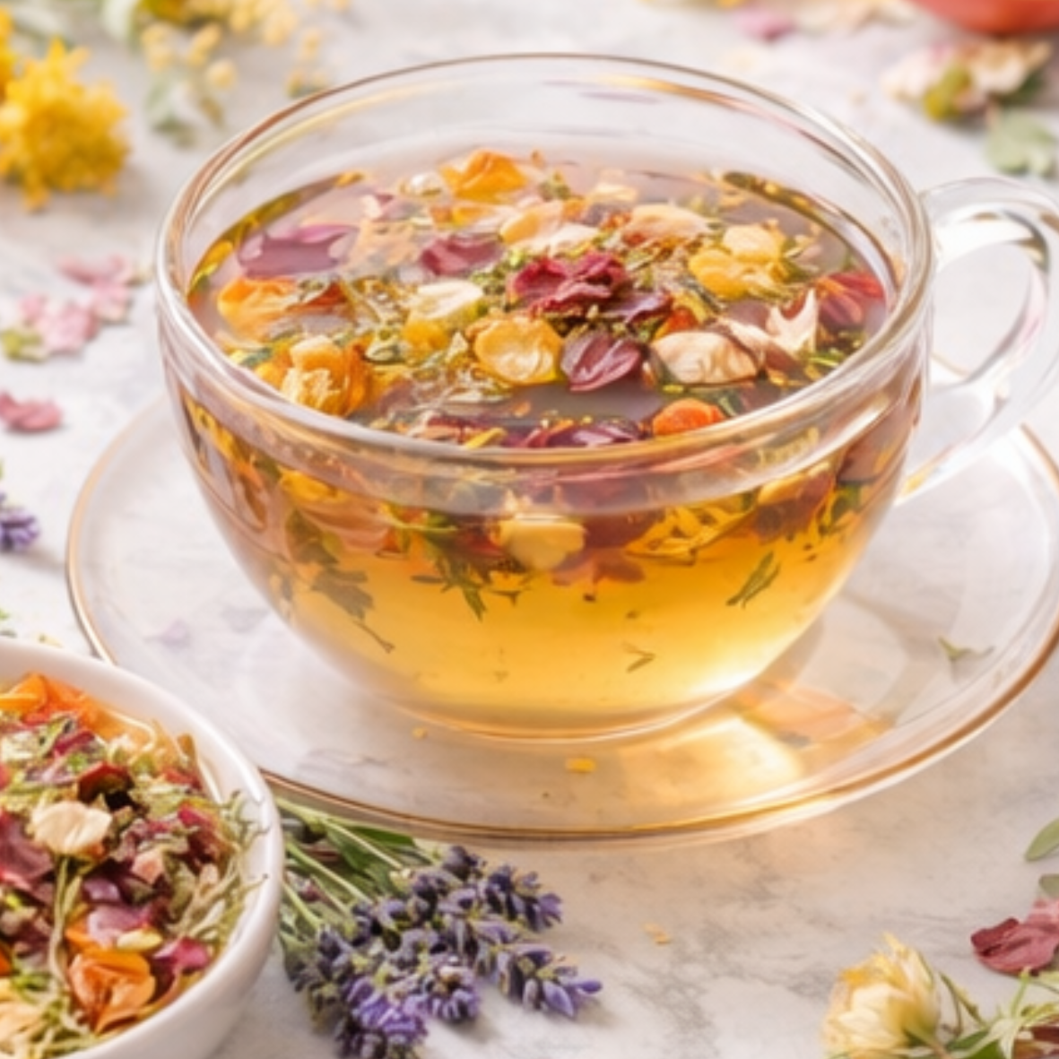 Sunlit Orchard - Delicate Herbal Organic Tea Blend