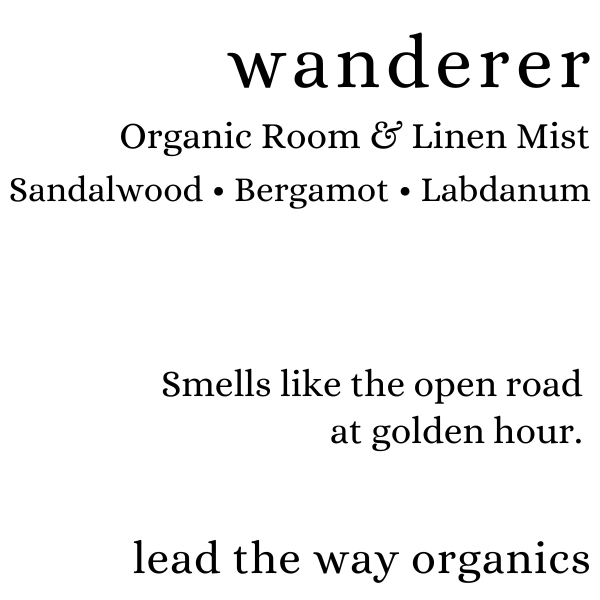 WANDERER — Organic Room and Linen Mist