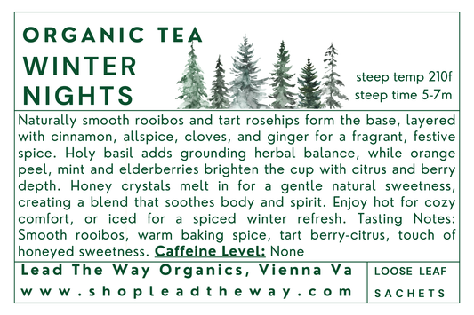 Winter Nights – Herbal • Caffeine-Free • Warming & Comforting
