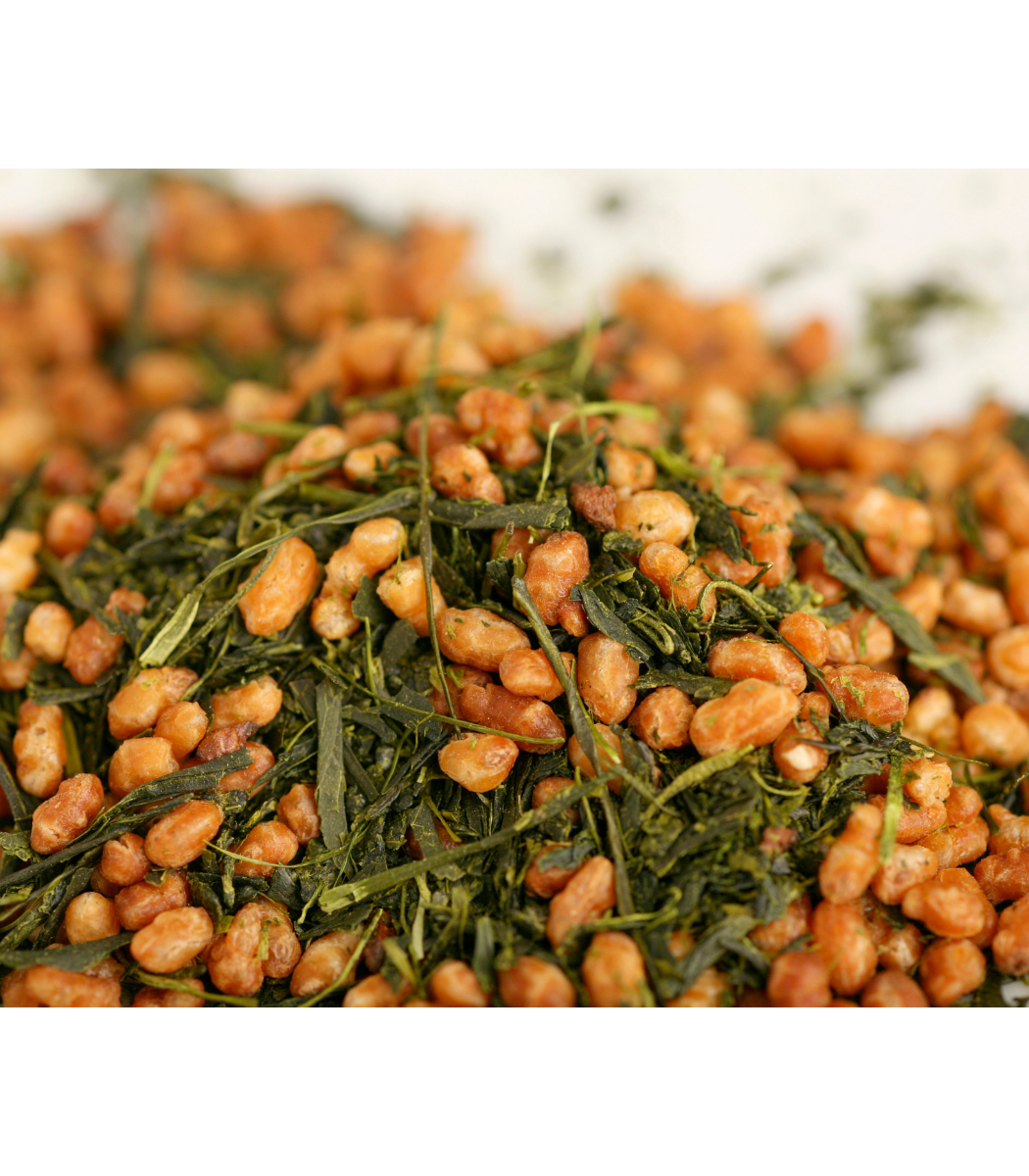 Genmaicha – Green Tea • Medium Caffeine • Nutty & Comforting