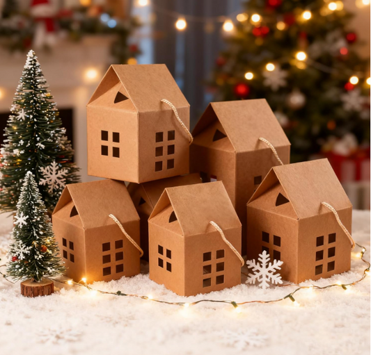 Tea House Gift Set with Organic Herbal Tea and LED lights