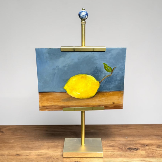 Lemon Study No. I  Original Oil Painting • Unframed • 9 × 12
